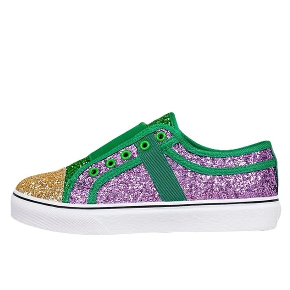 NWOT - Glitters Sneakers in Purple/Gold (Size7) - Picture 3 of 9